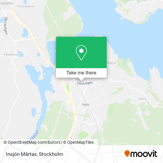 Insjön Mårtas map