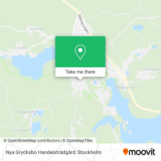 Nya Grycksbo Handelsträdgård map