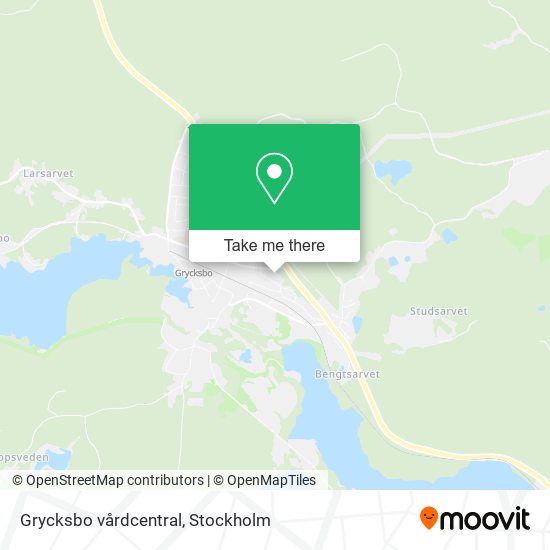 Grycksbo vårdcentral map