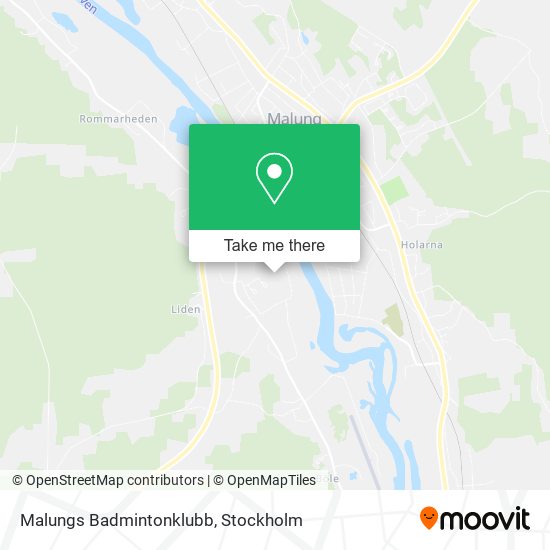 Malungs Badmintonklubb map