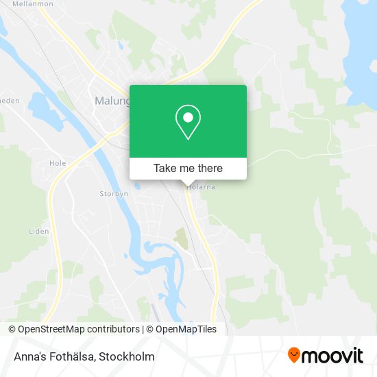 Anna's Fothälsa map