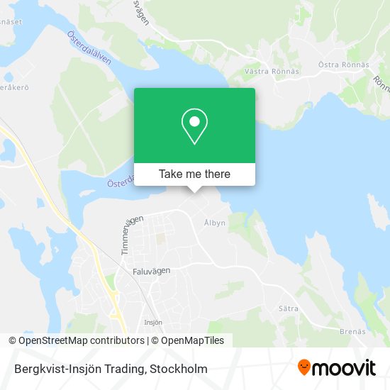 Bergkvist-Insjön Trading map