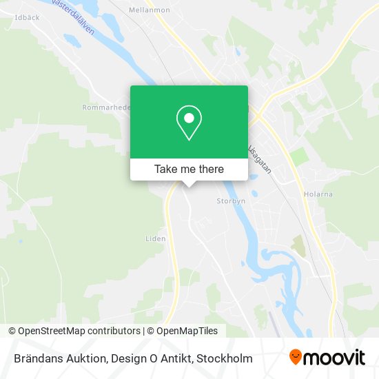 Brändans Auktion, Design O Antikt map