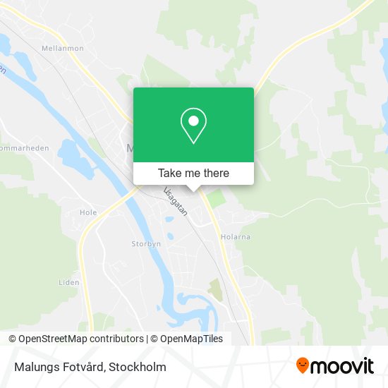 Malungs Fotvård map