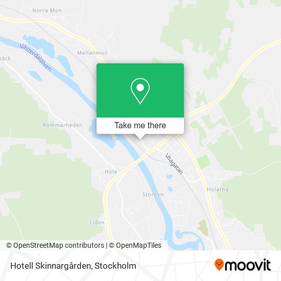 Hotell Skinnargården map