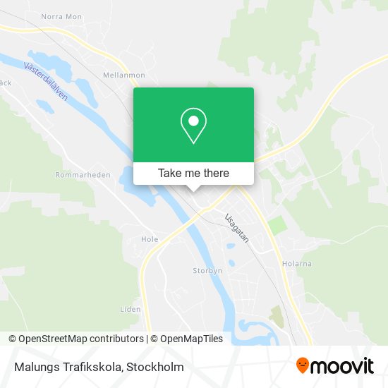 Malungs Trafikskola map