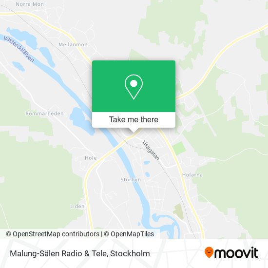 Malung-Sälen Radio & Tele map