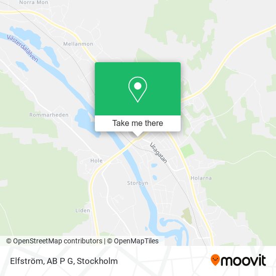 Elfström, AB P G map