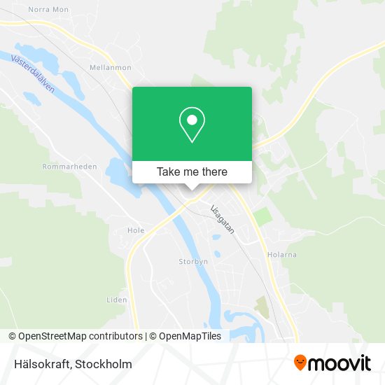 Hälsokraft map