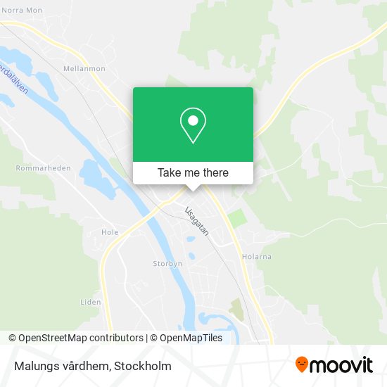 Malungs vårdhem map