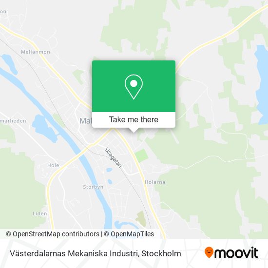 Västerdalarnas Mekaniska Industri map