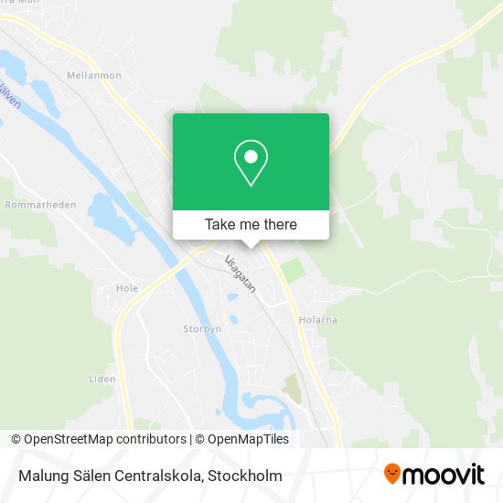 Malung Sälen Centralskola map