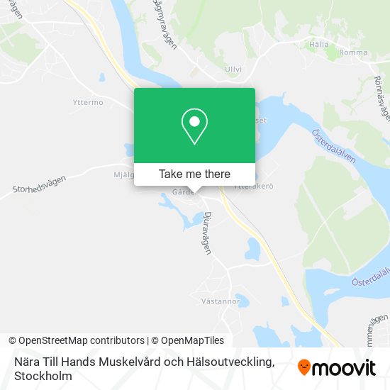 Nära Till Hands Muskelvård och Hälsoutveckling map