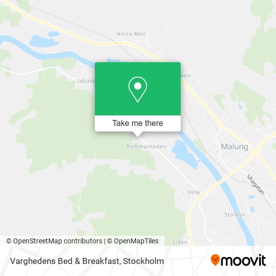 Varghedens Bed & Breakfast map