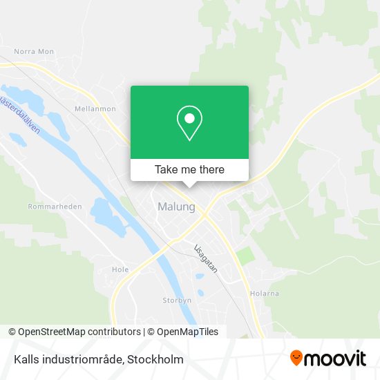 Kalls industriområde map