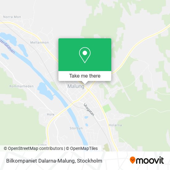 Bilkompaniet Dalarna-Malung map