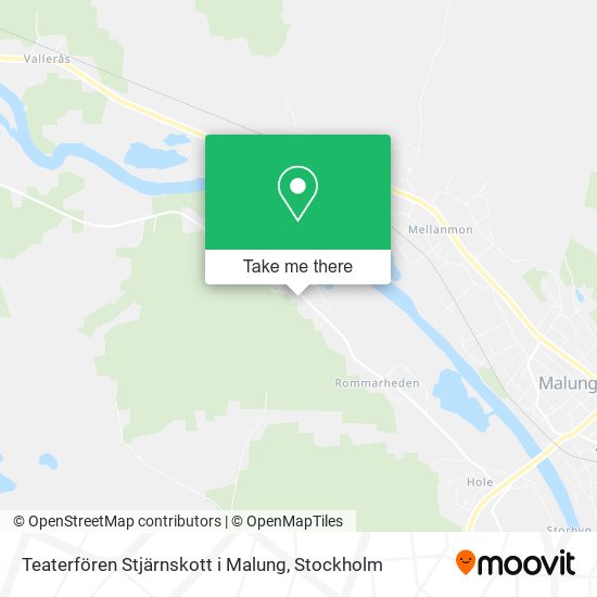 Teaterfören Stjärnskott i Malung map