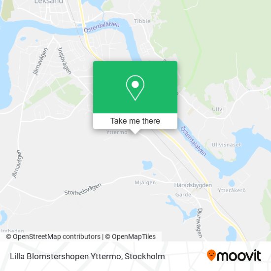 Lilla Blomstershopen Yttermo map