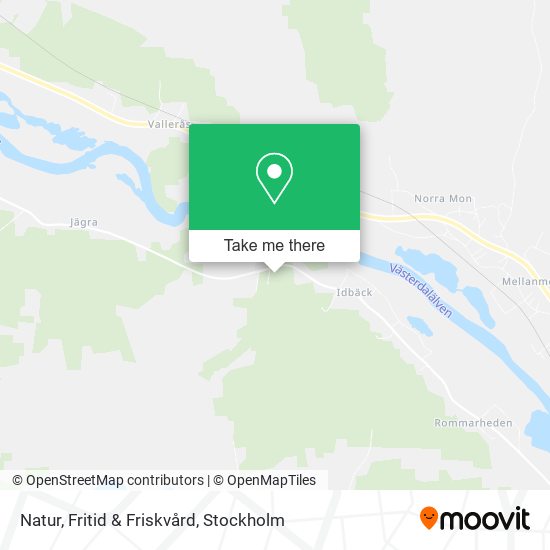 Natur, Fritid & Friskvård map