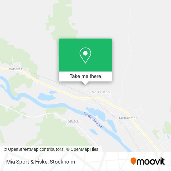 Mia Sport & Fiske map