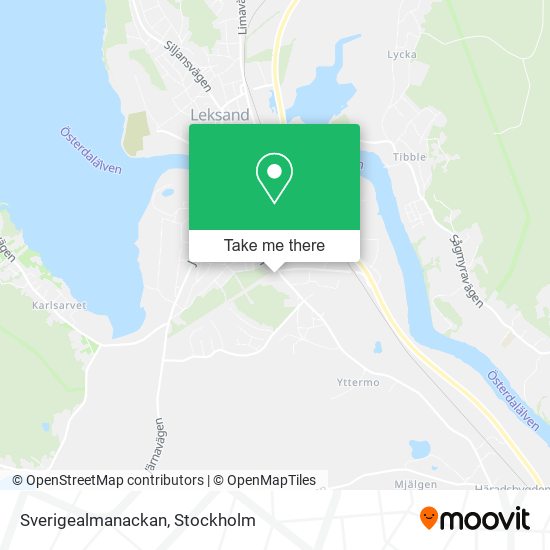 Sverigealmanackan map