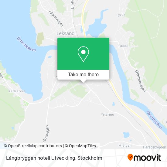 Långbryggan hotell Utveckling map
