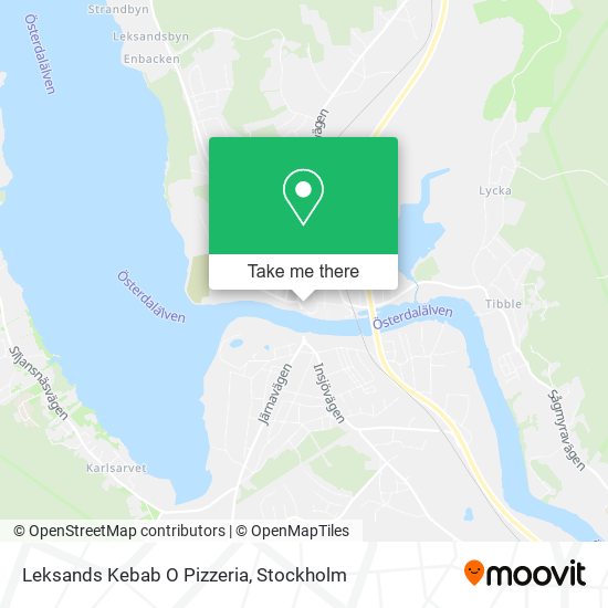 Leksands Kebab O Pizzeria map
