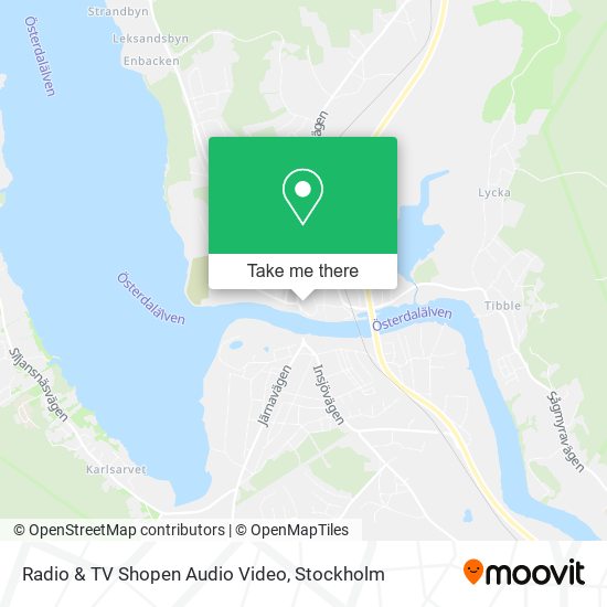 Radio & TV Shopen Audio Video map