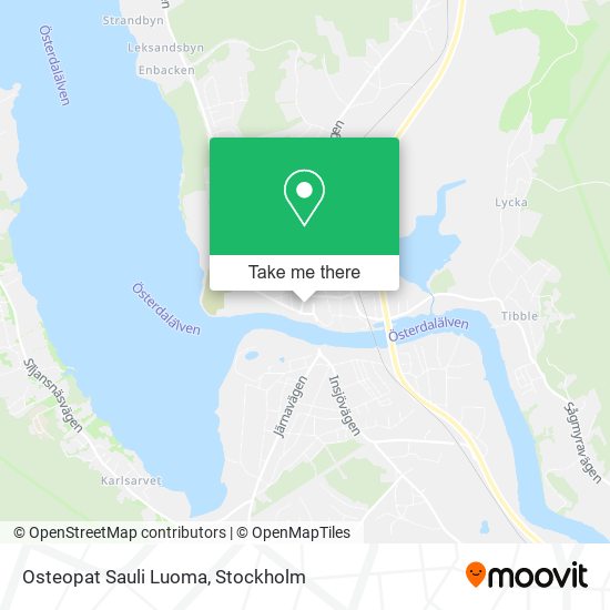 Osteopat Sauli Luoma map