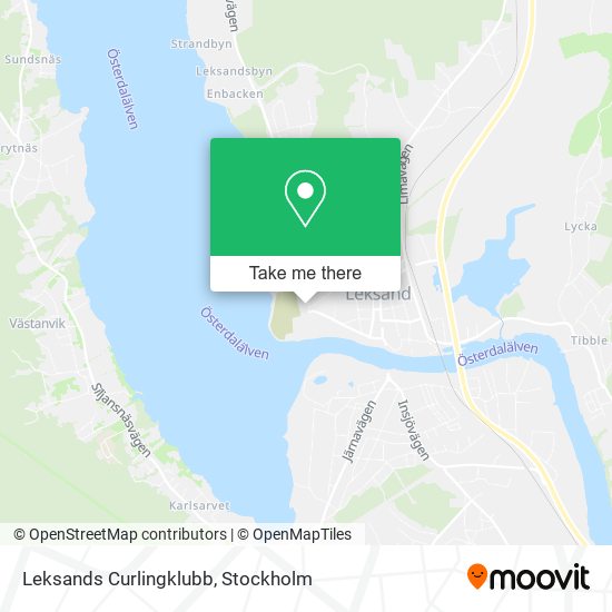 Leksands Curlingklubb map