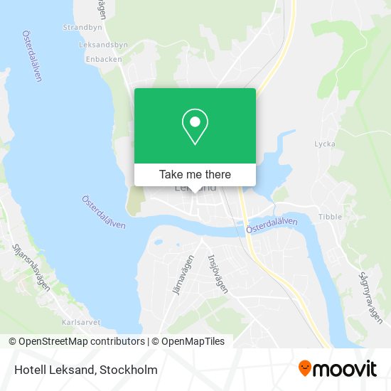 Hotell Leksand map