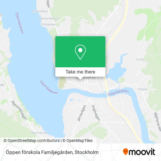 Öppen förskola Familjegården map