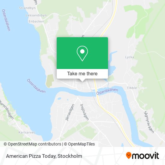 American Pizza Today map