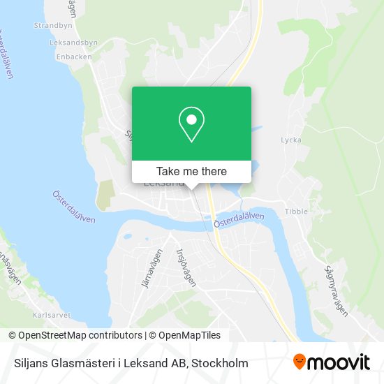 Siljans Glasmästeri i Leksand AB map