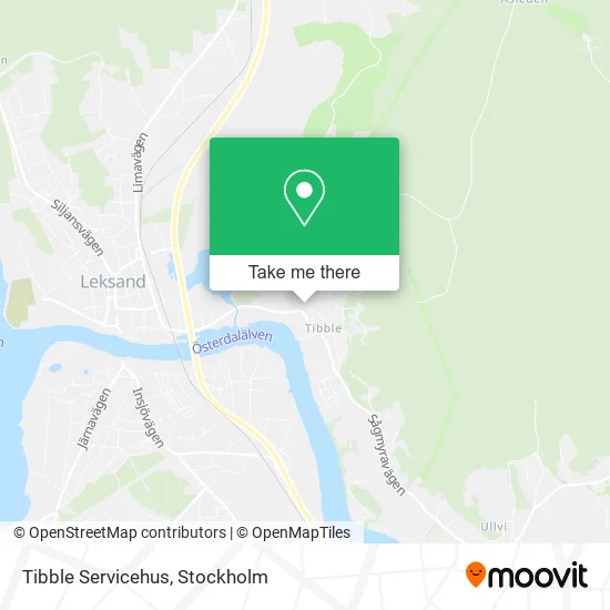 Tibble Servicehus map