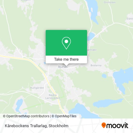 Kårebockens Trallarlag map
