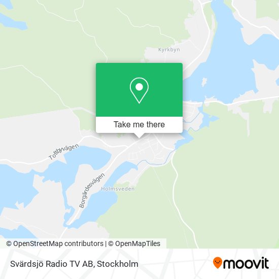 Svärdsjö Radio TV AB map