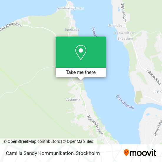 Camilla Sandy Kommunikation map