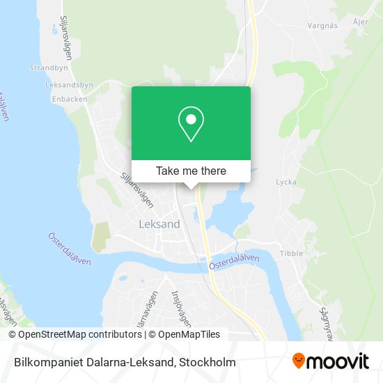 Bilkompaniet Dalarna-Leksand map