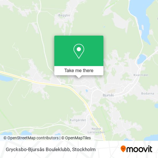 Grycksbo-Bjursås Bouleklubb map
