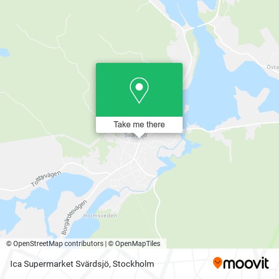 Ica Supermarket Svärdsjö map