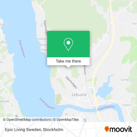 Epic Living Sweden map