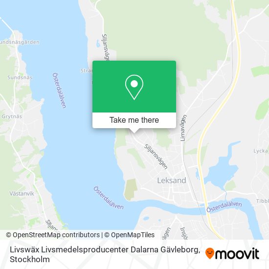 Livswäx Livsmedelsproducenter Dalarna Gävleborg map