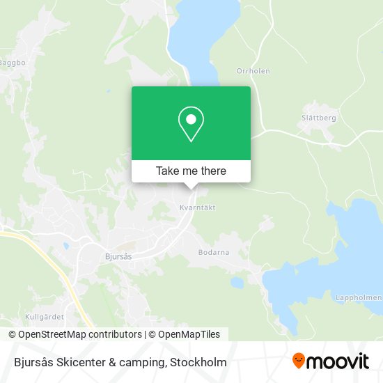 Bjursås Skicenter & camping map
