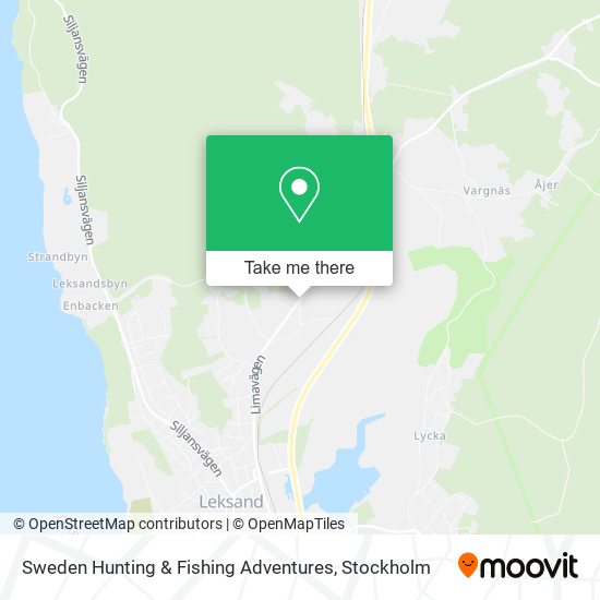 Sweden Hunting & Fishing Adventures map