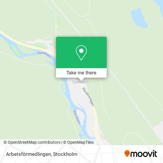 Arbetsförmedlingen map