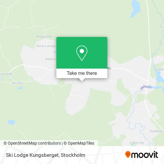 Ski Lodge Kungsberget map
