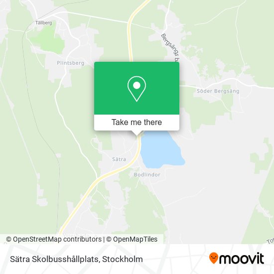 Sätra Skolbusshållplats map