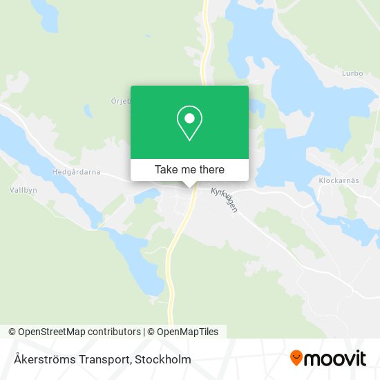 Åkerströms Transport map