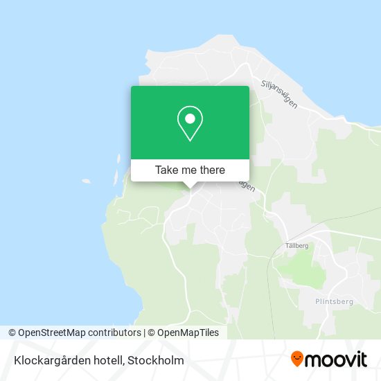 Klockargården hotell map